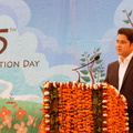 Anchoring by Student-5th Foundation Day