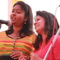 Students singing song-7th Foundation Day
