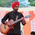 Students Playing Guitar on Stage-7th Foundation Day