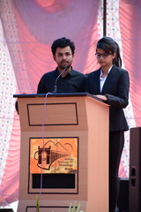 Students Anchoring on Stage-9th Foundation day