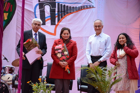 Welcome of Chief Guest-9th Foundation Day