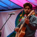 Student playing Guitar-9th Foundation day