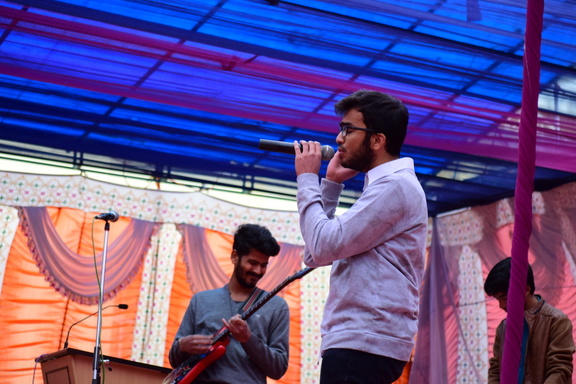 Student Singing Song-9th Foundation day