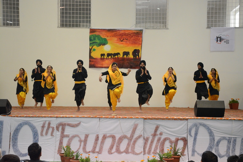 Bhangra by Students-10th Foundation Day