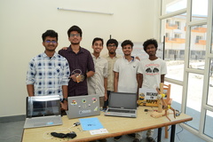 A Hand device developed by Electrical Students 
