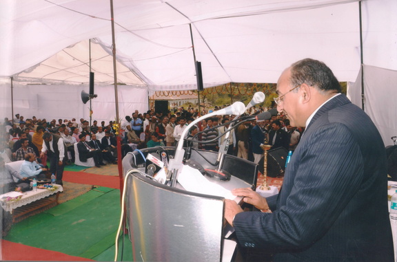 Speech by Registrar during MHRD visit 2013