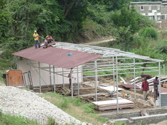 IIT Mandi Bamboo Hut Construction Sep12 P1050629