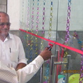 Dr. Venkata Krishnan cutting Ribbon 