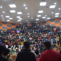 students gather at fresher mixture