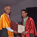L-R Prof. Timothy A. Gonsalves (Director, IIT Mandi), Mr. Sunil Dutt (PhD student)