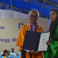 L-R Prof. Timothy A. Gonsalves, Ms. Reena (MS student)