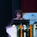 Dr. Rajeshwari Dutt delivering speech