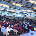 Faculty, Staff, and Students gathered on the occasion of the 17th Foundation Day event